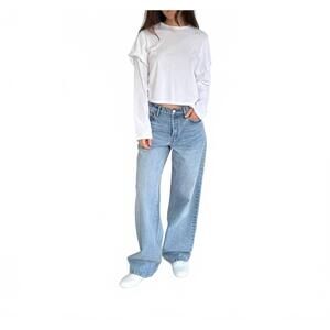 NEW STILL HERE women's everyday jeans in light wash